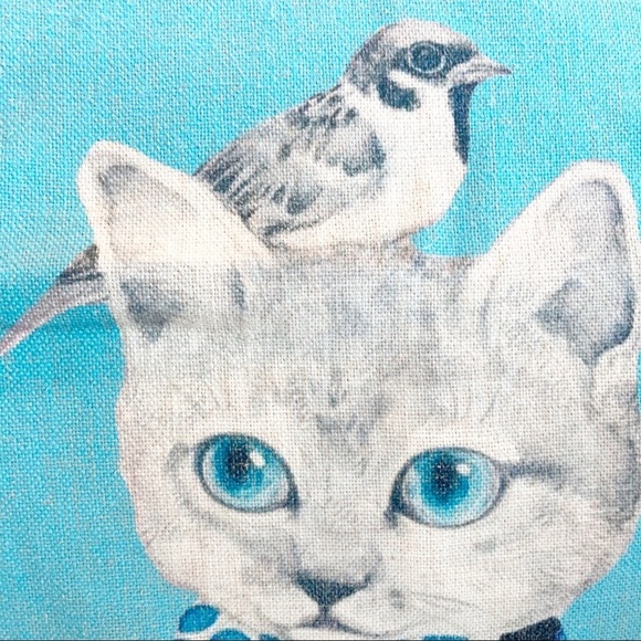 Decorative Pillow Covers Set of 2 Boy Girl Cat Kitten - Picture 4 of 7